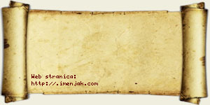 Anđela Strižak vizit kartica